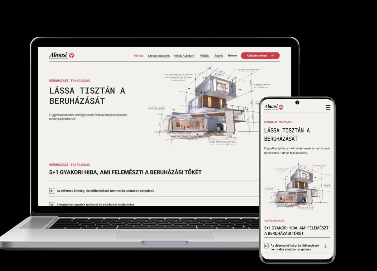 ALMÁSI - Minimalist B2B Platform & Responsive System
